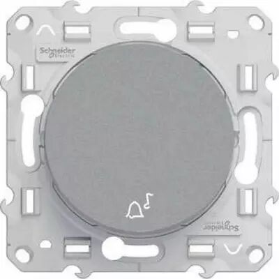 Odace, poussoir Alu 10 A, � fermeture