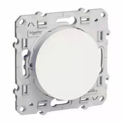 Odace, poussoir blanc, 10 a, � vis