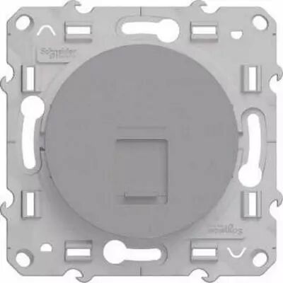 Odace, prise rj45 alu, grade 3 (multim�dia) cat. 6 stp, � vis
