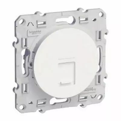 Odace, prise RJ45 Blanc, grade 3 (multim�dia +) cat. 6A STP (longue distance)