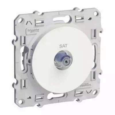 Odace, prise sat blanc, � vis