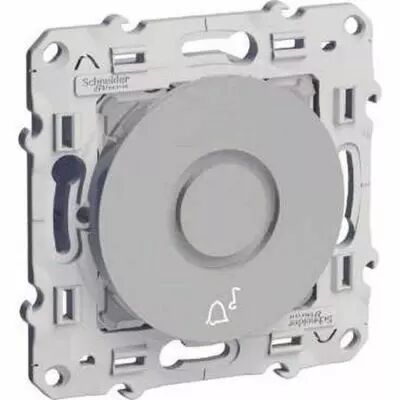 Odace, sonnette �lectronique alu, 5 tonalit�s, 230 v, � vis