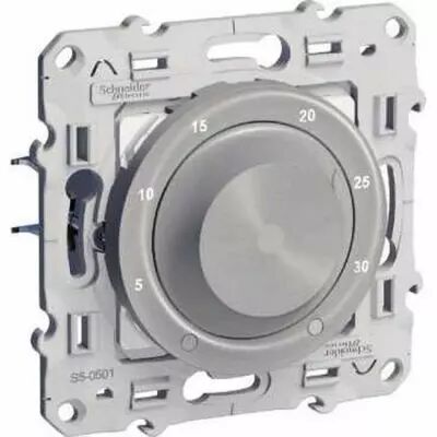 Odace, thermostat alu, 8 a chauffage / climatisation