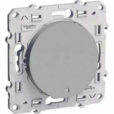 Odace, va-et-vient lumineux alu 10 a � vis led orange 1,5 ma local. ou temoin