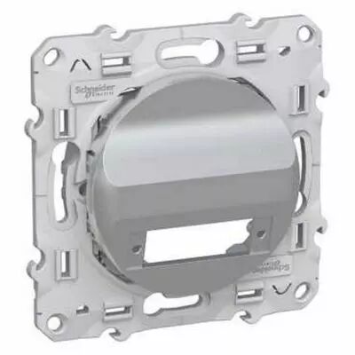 Odace Alu, prise optique 2 sorties, � compl�ter avec une travers�e VDIB6082001