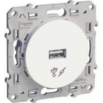 Odace prise alimentation usb 5v blanc