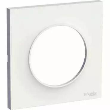 Odace styl, plaque blanc 1 poste (S520702)