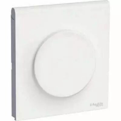 Odace styl pratic, plaque blanc avec couvercle int�gr� pour prise 1 poste