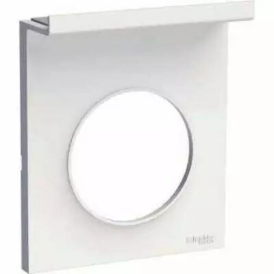 Odace styl pratic, plaque blanc support t�l�phone mobile, 1 poste