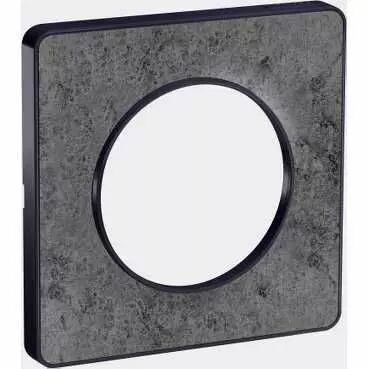 Schneider - Odace - Touch - Plaque 2 postes - entraxe 57 mm - Hor/vert
