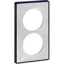 Odace You Transparent, plaque de finition support Anth. 2 postes entraxe 57mm (S540914W)