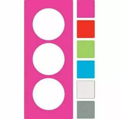 Odace you transparent blanc, lot de 3 feuillets 6 couleurs, 3 postes vertical 57