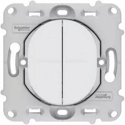 Ovalis combin� va et vient + poussoir 10 A sans plaque