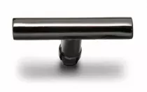 Pack (5 un) manette rotative m&eacute;tal nickel noire de la collection Do low de Fontini (34967307)