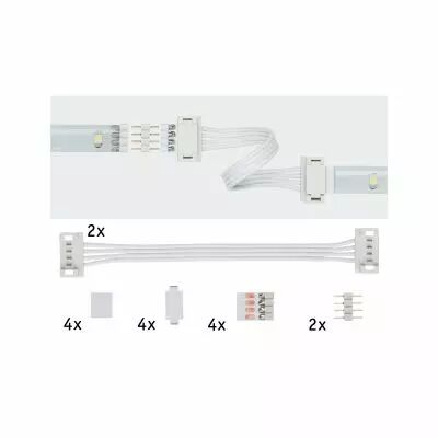 Pack de 2 connecteurs universels blancs YourLED  (70918 )