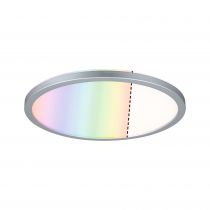 Panneau Atria Shine 12W RGBW 293mm 230V chrome dép plastique (71018)