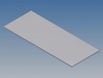 Panneau En Aluminium Pour 10001 / Mc 11 - Argent - 77 X 31 X 1 Mm (TKAPP11.1)
