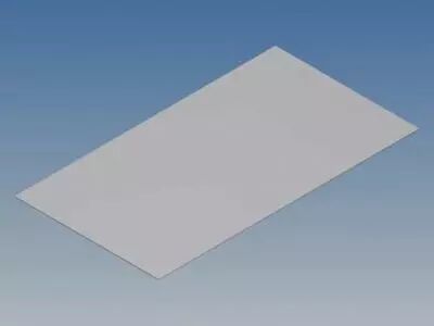 Panneau En Aluminium Pour S�rie Tk - Argent - 130.6 X 72 X 0.5 Mm (TKAPPTK1)