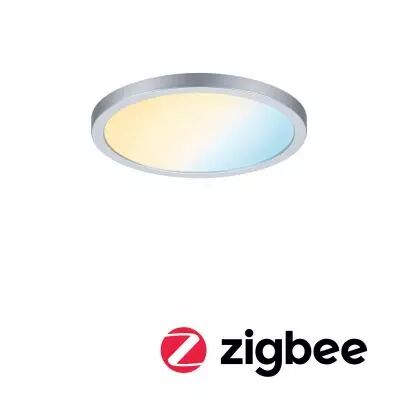 Panneau encastr� AREO VariFit IP44 15W TuneW Zigbee 175mm Chrome mat syn (93045)