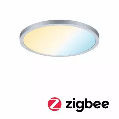 Panneau encastr� AREO VariFit IP44 18W TuneW Zigbee 230mm Chrome mat syn (93046)