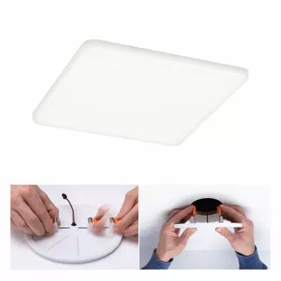 Panneau encastr� LED Veluna VariFit IP44 carr� 185x185mm 17,5W 4000K Satin� (92398)