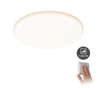 Panneau encastré LED Veluna VariFit IP44 gradable sur 3niveaux rond 215 21W 3000K Satiné (93064)