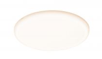 Panneau encastré LED Veluna VariFit IP44 gradable sur 3niveaux rond 215 21W 3000K Satiné (93064)