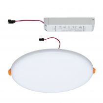 Panneau encastré LED Veluna VariFit IP44 gradable sur 3niveaux rond 215 21W 3000K Satiné (93064)