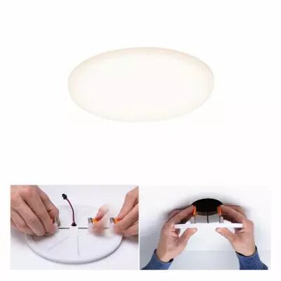 Panneau encastr� LED Veluna VariFit IP44 rond 125 8,5W 3000K Satin� (92388)