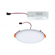 Panneau encastré LED Veluna VariFit IP44 rond 125 8,5W 4000K Satiné (92391)