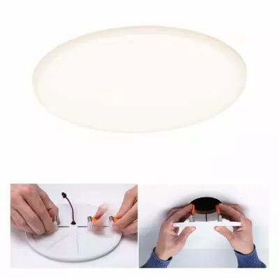 Panneau encastr� LED Veluna VariFit IP44 rond 185 17W 3000K Satin� (92389)