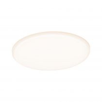 Panneau encastré LED Veluna VariFit IP44 rond 185 17W 3000K Satiné (92389)