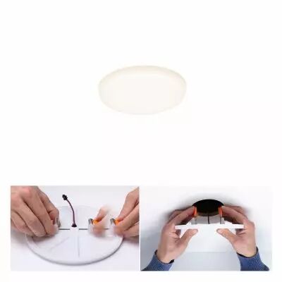 Panneau encastr� LED Veluna VariFit IP44 rond 75 4,5W 3000K Satin� (92387)