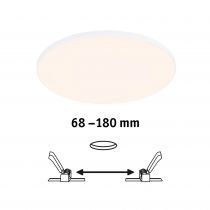 Panneau encastré Veluna VariFit Edge 200mm 3000K gr 17W blanc 230V (79946)