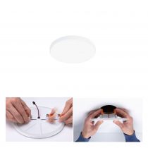 Panneau encastré Veluna VariFit Edge 90mm 4000K 6W blanc 230V (79932)