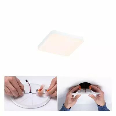 Panneau encastr� Veluna VariFit Edge 90x90mm 3000 6W blanc 230V (79941)