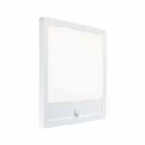 Panneau lamina 230V extérieur carré PIR blanc IP44 15W 3000K (94663)