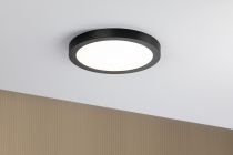 Panneau LED Abia 300 mm 22 W noir mat (70984)