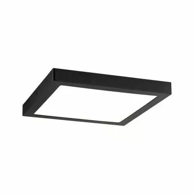 Panneau LED Abia 300x300 mm 22 W noir mat (70985)