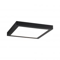 Panneau LED Abia 300x300 mm 22 W noir mat (70985)