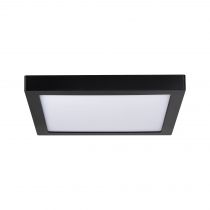 Panneau LED Abia 300x300 mm 22 W noir mat (70985)
