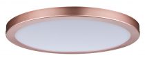 Panneau LED Atria rond 24W Or rose gradable (70872)