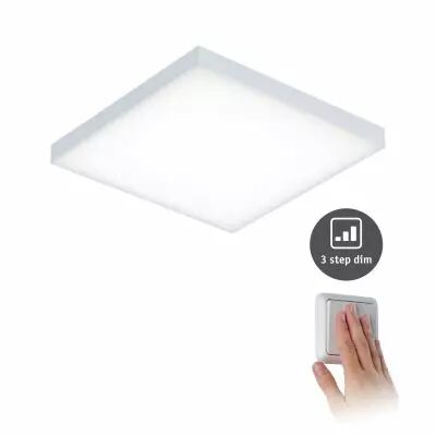 Panneau LED Velora gradable sur 3niveaux 225x225mm 12W 3000 K (79820)