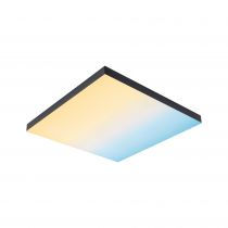 Panneau Velora Rainbow 450x450mm 19W dynamic RGBW noir 230V Métal (79908)