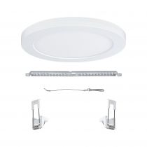 Panneaux encastrés LED 2in1 Cover-it rond 225mm 1800lm 4000K Blanc dépoli (95389)