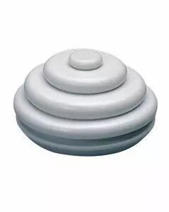 Passe-fils en polym�re flexible - trou diam�tre 37mm - pour tubes diam�tre 32mm - gris ral7035 - ip55