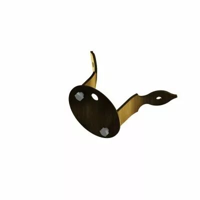Patte d\'angle B PATINE DOREE (147002009)