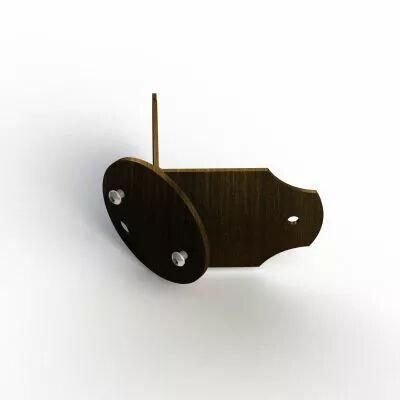 Patte d\'angle E PATINE DOREE (147005009)