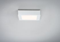 Pavé lumineux LED 170x170mm 10,5W 230V blanc mate alu (70644)