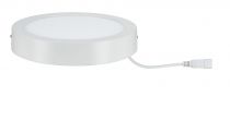 Pavé lumineux LED 220mm 17W 230V blanc mate alu (70642)